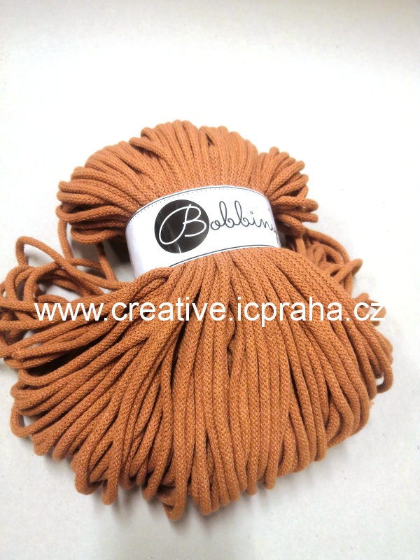 Bobbiny šňůry Premium 100m/5mm - Terracotta